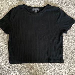 Black crop top